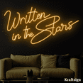thumbnail image 3 of Craftnamesign Written in the Stars Neon Sign, Neon Sign Quotes Wall Art, 3 of 4