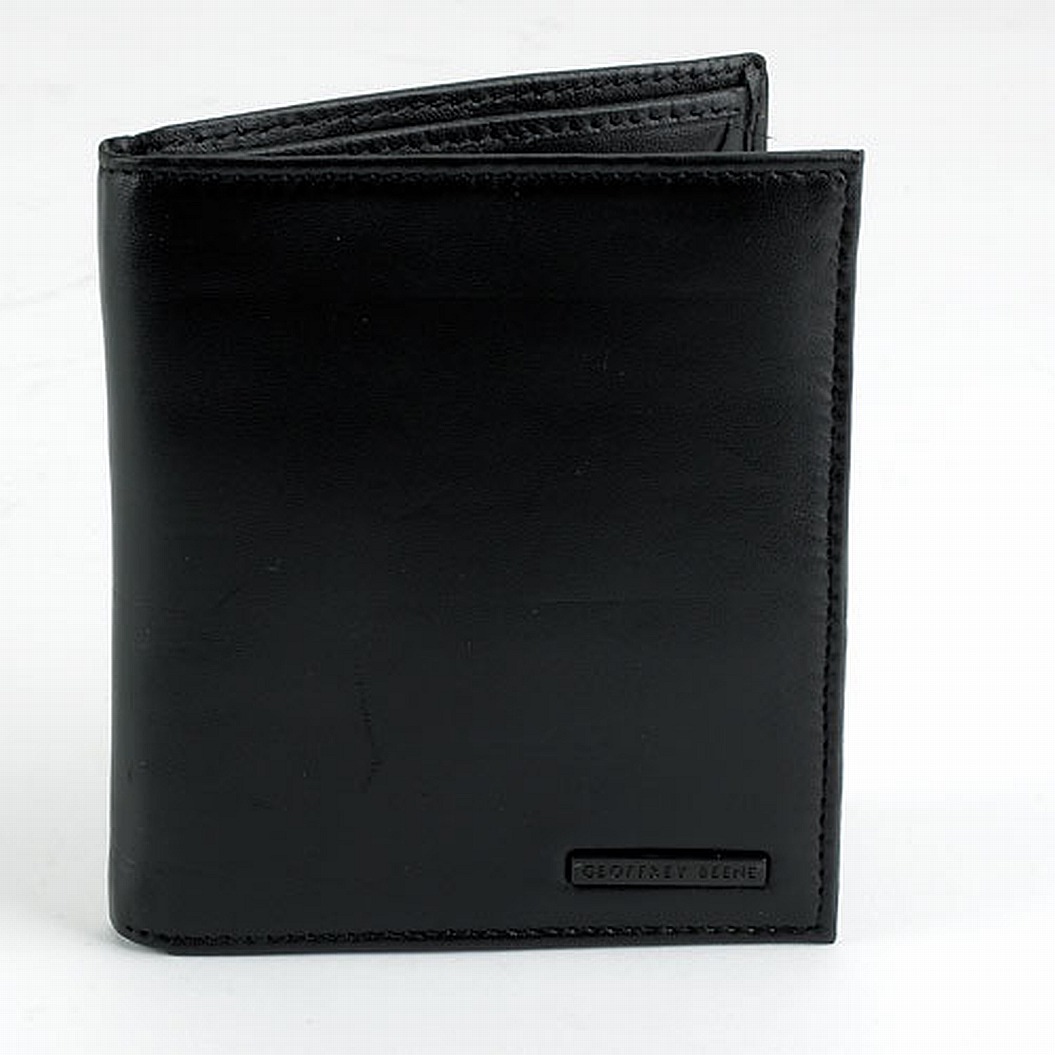 Geoffrey Beene Mens Mead Organizer Wallet (Black)