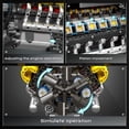 thumbnail image 4 of Kit de Construcción Mould King 10202 Motor V12 1260 Piezas, 4 of 6