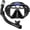 Black, variant on Snorkel Set Adults Snorkeling Gear Anti-Fog Panoramic View Swim Mask Dry Top Snorkel Kit with Carry Bag for Snorkeling Scuba Diving Swimming Travel