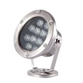 thumbnail image 2 of Luz subacuática LED shamjiam de 12W para piscina lámpara de Bombilla para Estanque de Jardín IP68 7 opciones Color RBG verde, 2 of 6