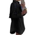thumbnail image 7 of QQZ Womens Button Down Shirt Dresses Casual Long Sleeve Collared Shirts Oversized Blouse Tops 2026, 7 of 7