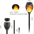 thumbnail image 2 of Luces solares para jardines al aire libre, bombillas para iluminación exterior con llamas realistas, luces solares para iluminación exterior, luz LED para decoración de jardín, luz navideña para, 2 of 5