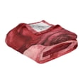 thumbnail image 3 of Fluorescent Cover blanket 70x55 inch frannel blanket Office nap blanket Camping blanket Bedding travel blanket Glow blanket Red Roses, 3 of 8