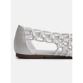 thumbnail image 5 of Scoop Women's Crochet Knot Ballet Flats, 5 of 7