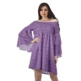 thumbnail image 1 of Moomaya Robe d'Été Dénudée pour Femmes en Coton avec Manches Cloche - m, 1 of 5