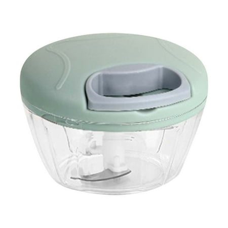 

VALSEEL Kitchen Gadgets Manual Pull Food Chopper Hand Pull String Garlic Chopper for Kitchen Easy Cleaning Food Processor for Onions Garlic Carrots Tomato Meat with Stainless Steel