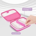thumbnail image 3 of Funda de transporte para juegos de cartas ProCase con capacidad para más de 300 tarjetas, color rosa, 3 of 7