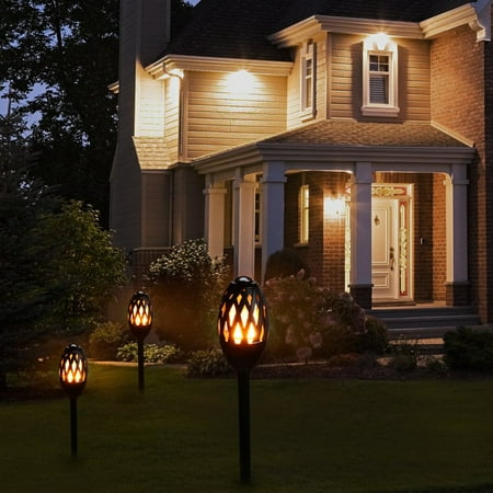 Led Tiki Torches Flames Torch Lights Flickering Led Tiki Torches Flames Torch Lights Flickering Waterproof Outdoor Light For