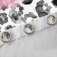 thumbnail image 4 of Feelyou Leopard Cheetah Print Blackout Curtains Set of 2 (52x84 Each), Grey Pink Glitter Window Curtains, Fashion Watercolor Curtains and Drapes, Curtains and Drapes Room Decor, 4 of 6