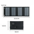 thumbnail image 3 of 10W Solar Folding Bag Charger Solar Mobile Phone Power Bank Outdoor Charger, 3 of 12