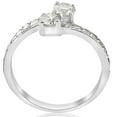thumbnail image 3 of Pompeii 1 Carat Forever Us Diamond Two Stone Engagement Ring 10K White Gold (G-H,I1-I2), 3 of 4