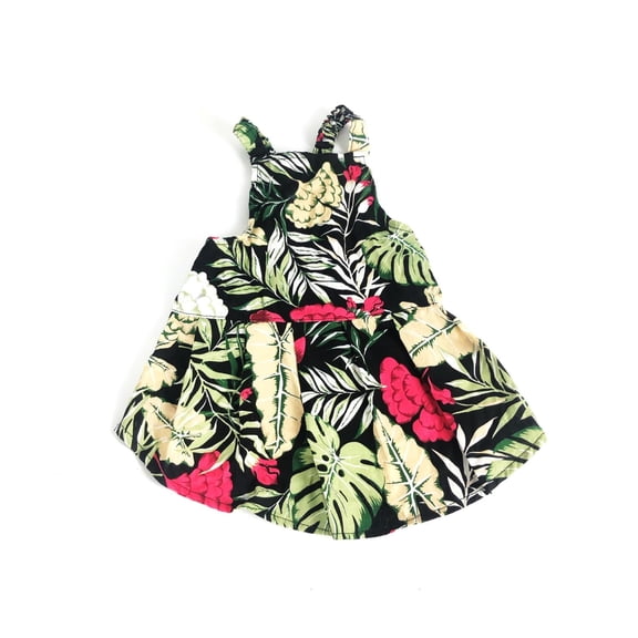 Small Dog Hawaiian Dress,Summer Pet Cool Breathable Slip Dress Beach Costume Skirt,Pet Party Outfits Clothing for Cat Puppy Small Dog Black XS