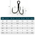 thumbnail image 5 of Silver Finish High Carbon Steel Trebles Hook for Lake Rivers and Coastlines Suitable for Various Water Conditions, 5 of 13