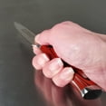 thumbnail image 6 of Ergo Chef Crimson Series 3.5" Paring Knife – Vegetable Knife, G10 Handle, German Stainless Steel, 6 of 6
