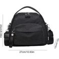 thumbnail image 6 of Women's Elegant Solid Color Shoulder Bag Fashionable Zipper Crossbody Bags Soft Top Handle Handbag Purse, 6 of 12