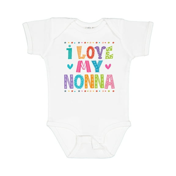 Inktastic I Love My Nonna Baby Clothes Girls Baby Bodysuit