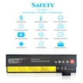 thumbnail image 4 of 01AV423 T470 T480 T580 Laptop Battery for Lenovo Thinkpad T470 T480 A475 A485 T570 P51S P52S TP25 Series 01AV490 01AV422 01AV452 4X50M08812 01AV427 01AV424 01AV422 01AV425 SB10K97584 61 11.4V 24WH, 4 of 8