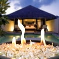 thumbnail image 3 of Koltose by Mash - Fire Glass, Gold Crystal, ½ Inch Tempered Fire Pit Glass, 10 Lbs, 3 of 7