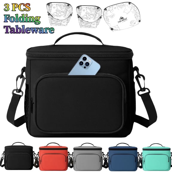 10.5L Lunch Bag for Men Women Insulated Lunch Bag Leakproof Tote with Large Capacity