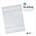 thumbnail image 3 of AdirOffice 8.5"x 11" Clear Wall Mount Side-Loading Acrylic Sign Holders 12 Pack, 3 of 8
