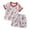 Red A, variant on Ahuyic Kids Summer Casual Outfits,Boys Girls Short Sleeve Two-Piece Set,Toddler Kids Boys' Casual Short Sleeve Shorts Casual Loungewear Thin Home Clothing Two Piece Set