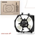 thumbnail image 6 of A-Premium Engine Radiator Cooling Fan Assembly Compatible with Mazda Models - Protege 1999-2003, Protege5 2002-2003 - Replace# 2ZL0115210B, ZL0115150, 6 of 6