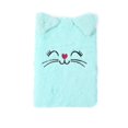 thumbnail image 1 of Cute Cat Face Plush Diary with Lock and Key, A5 Lined Hardcover, 1 of 4
