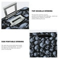 thumbnail image 5 of Easygdp Gothic Skull Double-Sided Printed Elastic Suitcase Protective Cover,Invisible Zipper, Business Trip Luggage Cases,Washable And Resistant To Falling -Small, 5 of 9