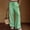 U6-Green, variant on Womens Summer Casual Striped Pants Wide Leg Drawstring Pants with Pockets Elastic Waist Palazzo Trousers Summer Beach Vacation Comfy Lounge Boho Clothes,Khaki M