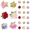 thumbnail image 1 of KAKOWELY 30 rosas artificiales, mini arreglos florales, material para manualidades., 1 of 5