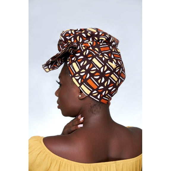 Bogolan Silklined Headwrap