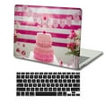 thumbnail image 5 of KSK KAISHEK Hard Shell Cover Compatible with MacBook Pro 14 inchs 2023 - 2021 A2779 A2442 + Black Keyboard Cover, Pink series 0350, 5 of 5