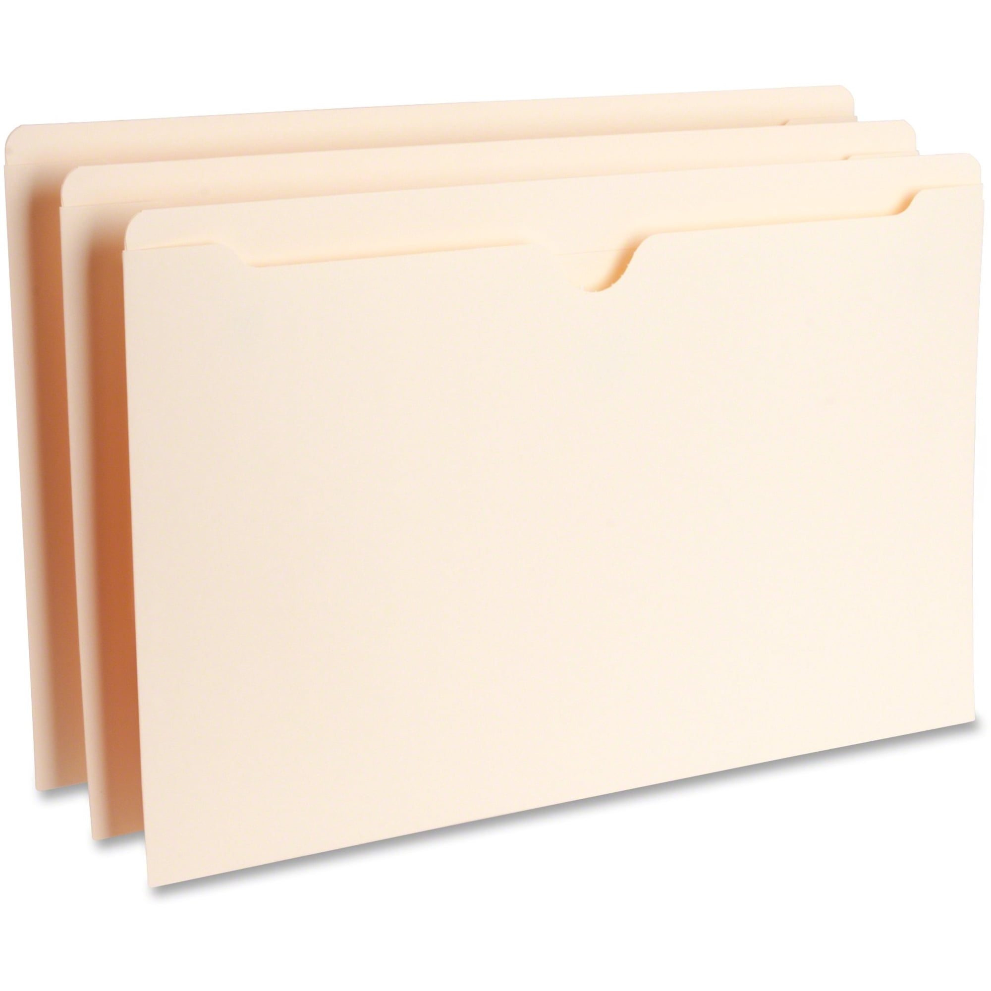 Business Source, BSN65800, Manila Flat File Pockets, 100 / Box, Manila