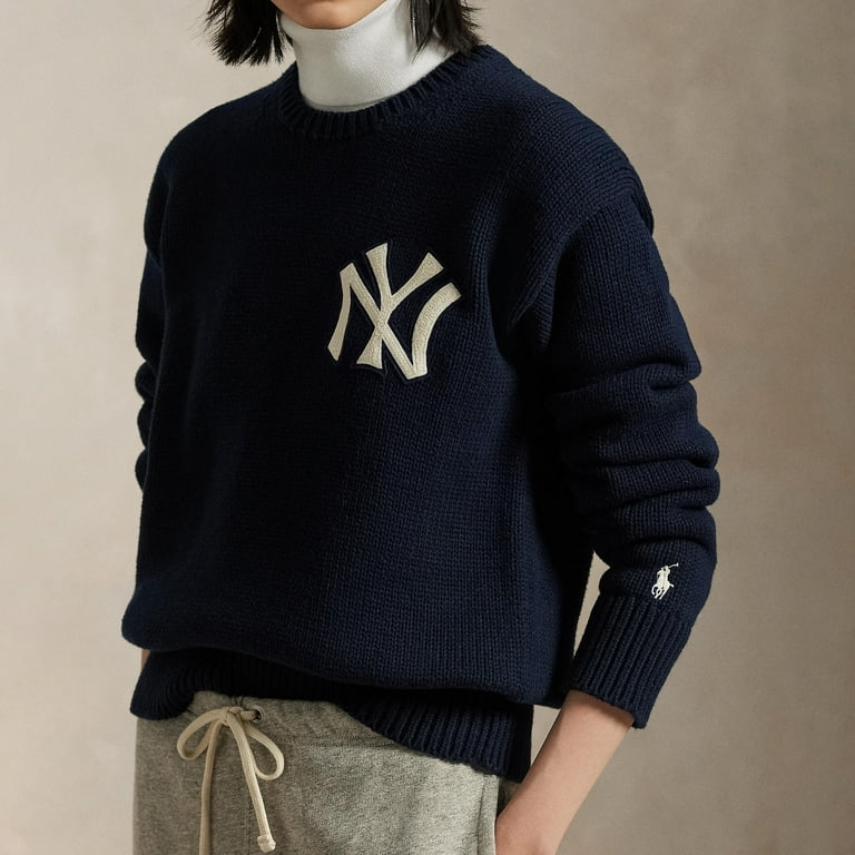 Polo Ralph Lauren Navy Yankees Sweater - Walmart.com