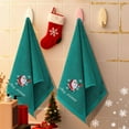 thumbnail image 5 of Christmas Hand Towels, Cotton Dish Washcloth for Kitchen, Soft & Embroidered Bath Towel for Bathroom Super Absorbent, Cute Holiday Decoration Set for Home, 5 of 6