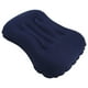 thumbnail image 4 of Almohada inflable para la cintura y la espalda, con inflado automático, plegable para viajes y dormir, color azul oscuro, 4 of 14