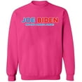 thumbnail image 2 of OXI Crewneck Sweatshirt - Joe Biden Keeping America Great, Basic Casual Sweatshirts for Men's and Women Fleece Sweatshirt Long Sleeve - Heliconia 2X-Large, 2 of 2