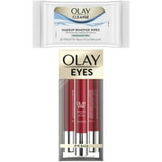 Olay Eyes Eye Depuffing Roller with BONUS Makeup Remover Wipes