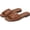 English Tea Brown, variant on Women's Genevieve Slide Sandal English Tea Brown Leather 6.5M