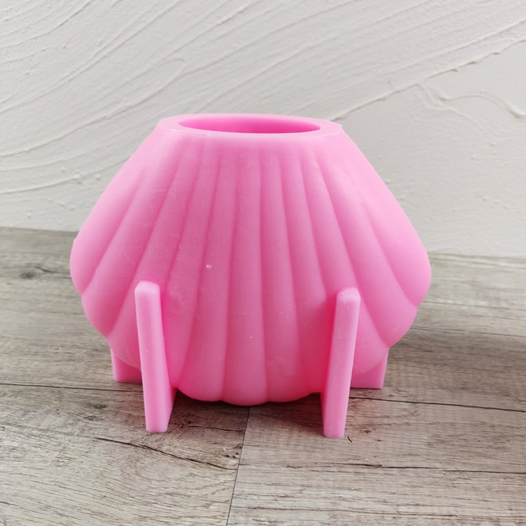 lanema Shell Vase Molds for Storage Bottle Candle Holder Epoxy Resin Casting Mold Tool