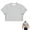 Gray, variant on FOPSUFGWFO Mens Crop Tops Basic Casual Short Sleeve T-Shirts Crew Neck Daily Wear Loose Fit Fashion Blouses For Male Party Night Out Blue L