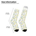 thumbnail image 2 of Honeii Moon And Rabbit Print Children's Colorful Socks,Unisex Kids and Toddlers' Cushioned Sock,Kids Athletic Crew Socks,for Everyday Wear and Sports, 2 of 5