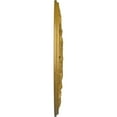 thumbnail image 4 of 31 1/4"OD x 2 1/4"P Baile Ceiling Medallion (Fits Canopies up to 6"), Hand-Painted Pharaohs Gold, 4 of 6