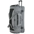 thumbnail image 5 of Wrangler Jumbo 36-inch Drop-Bottom Rolling Duffel with Telescopic Handle, Sharkskin Gray, 5 of 7