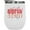 White, variant on Just Call Cupid, Stupid, 90s Retro Groovy Valentine's Day Art Merch Gift, Stainless Steel 12oz Wine Tumbler