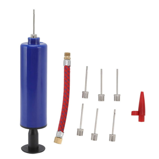 Basketball Pump,Ball Pump Kit Multifunction Manual Air Pump Ball Pump Needle Kit Precision Engineered