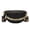 Black, variant on Thick Chain Women's Fanny Pack Plaid leather Waist Bag Shoulder Crossbody Chest Bags Luxury Designer Handbags Female Belt Bag