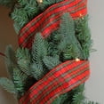 thumbnail image 3 of Pack of 12 Holiday Festive Red and Green Plaid Wired Christmas Craft Ribbon Spools - 2.5" x 120 Yards Total, 3 of 3