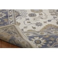 thumbnail image 4 of K2 Floor Style Umbria Ivory/Light Blue Hand Made Wool Area Rug, 4 of 5